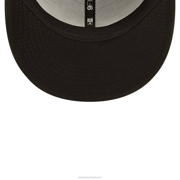 FFTN1880 New Era boné snapback 9fifty flor preto new york yankees
