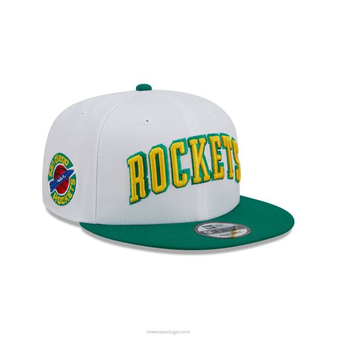 FFTN1883 New Era boné snapback houston rockets nba clássico branco 9fifty