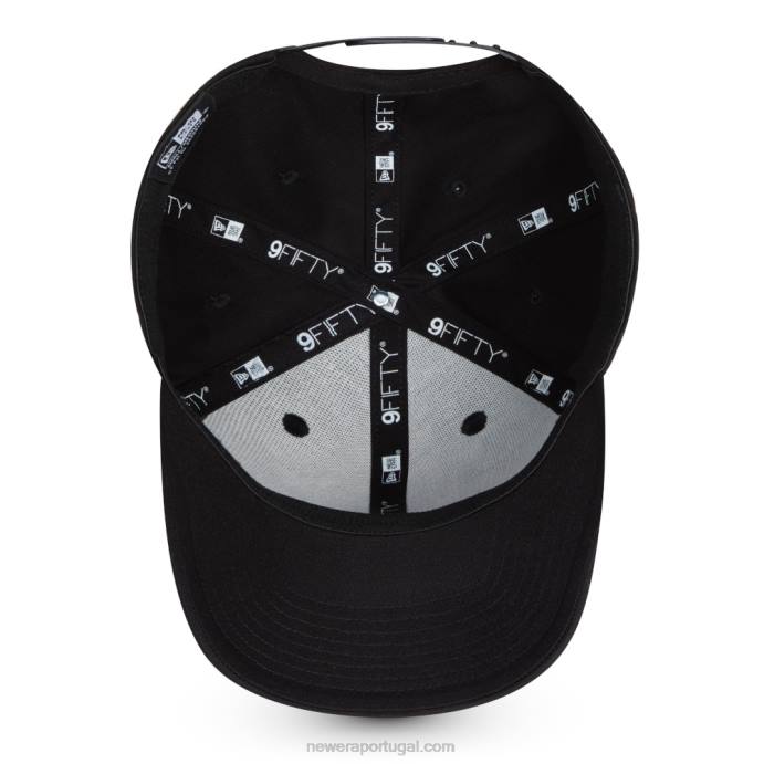 FFTN1884 New Era boné preto 9fifty elástico do atletico madrid