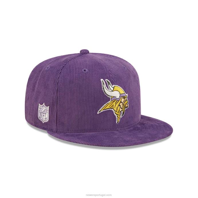FFTN1887 New Era boné minnesota vikings nfl cordão retro 9fifty