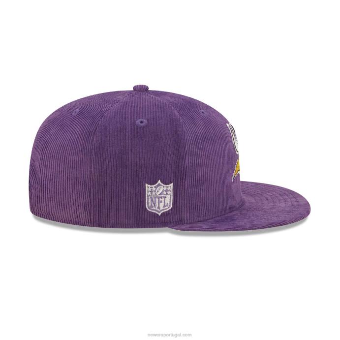 FFTN1887 New Era boné minnesota vikings nfl cordão retro 9fifty