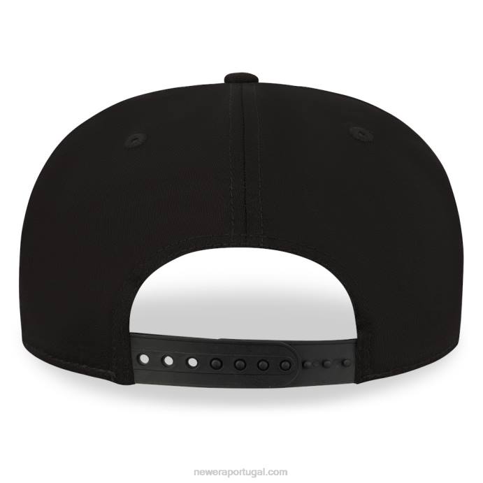 FFTN1891 New Era Boné chicago bulls tonal black 9fifty stretch snap