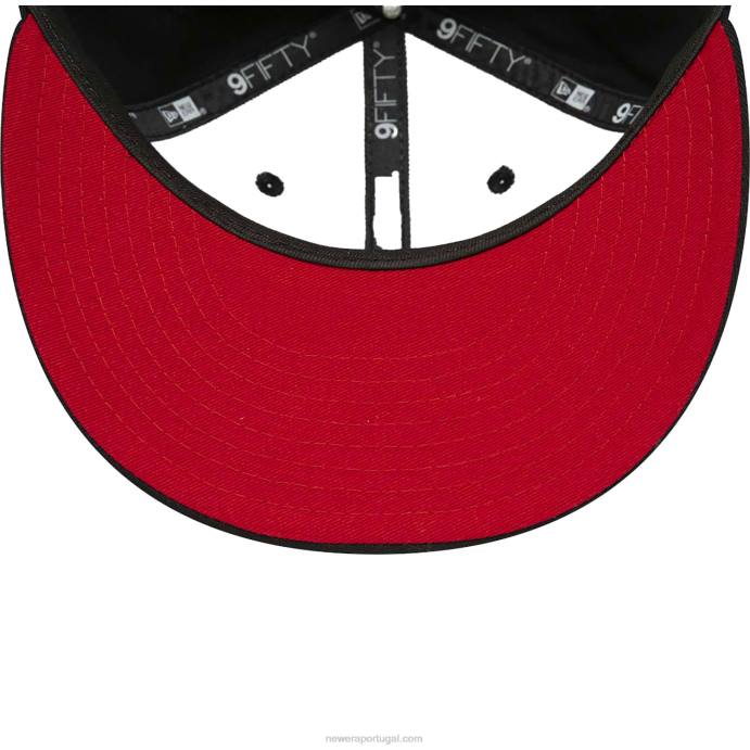 FFTN1893 New Era Boné snapback 9fifty stade toulousain preto bicolor
