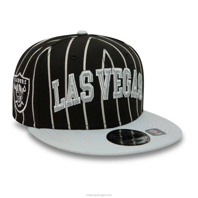 FFTN1901 New Era boné snapback 9fifty preto las vegas raiders city arch
