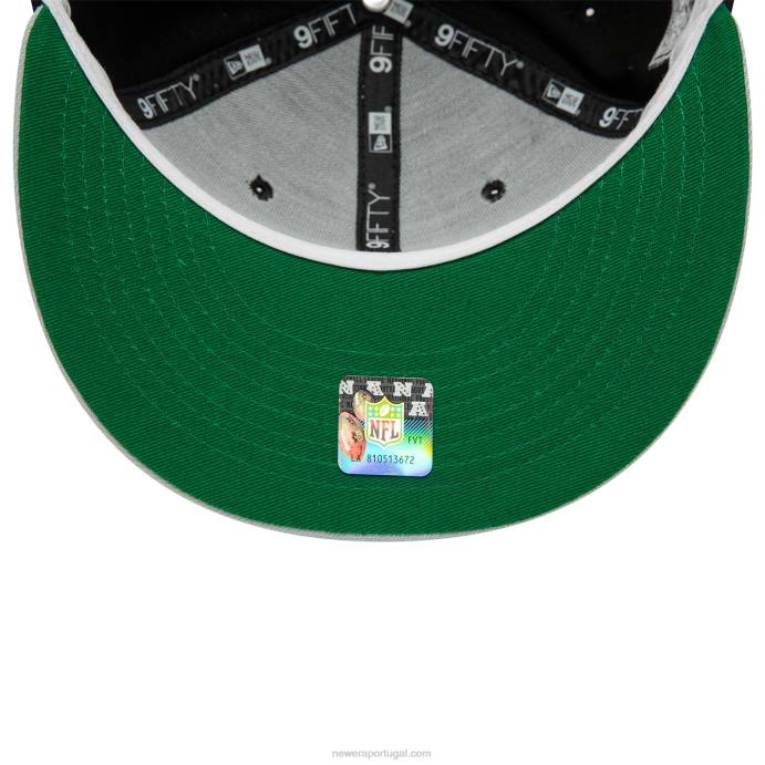 FFTN1901 New Era boné snapback 9fifty preto las vegas raiders city arch