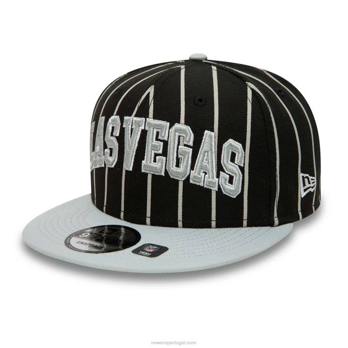 FFTN1901 New Era boné snapback 9fifty preto las vegas raiders city arch