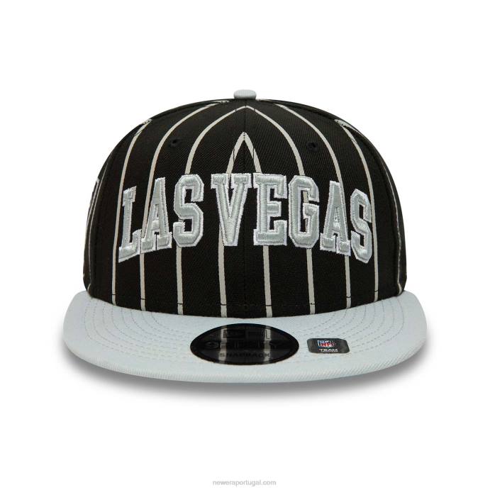 FFTN1901 New Era boné snapback 9fifty preto las vegas raiders city arch