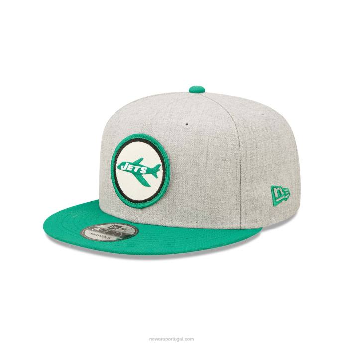 FFTN1904 New Era boné new york jets nfl sideline 2022 cinza 9fifty snapback