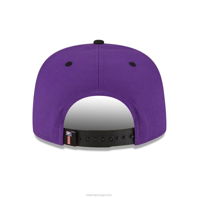 FFTN1906 New Era boné la lakers nba x marvel iron man roxo 9fifty snapback