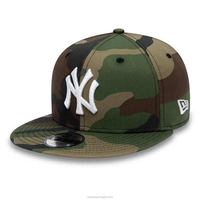 FFTN1909 New Era New York Yankees Youth Team Camo 9Fifty Boné Snapback