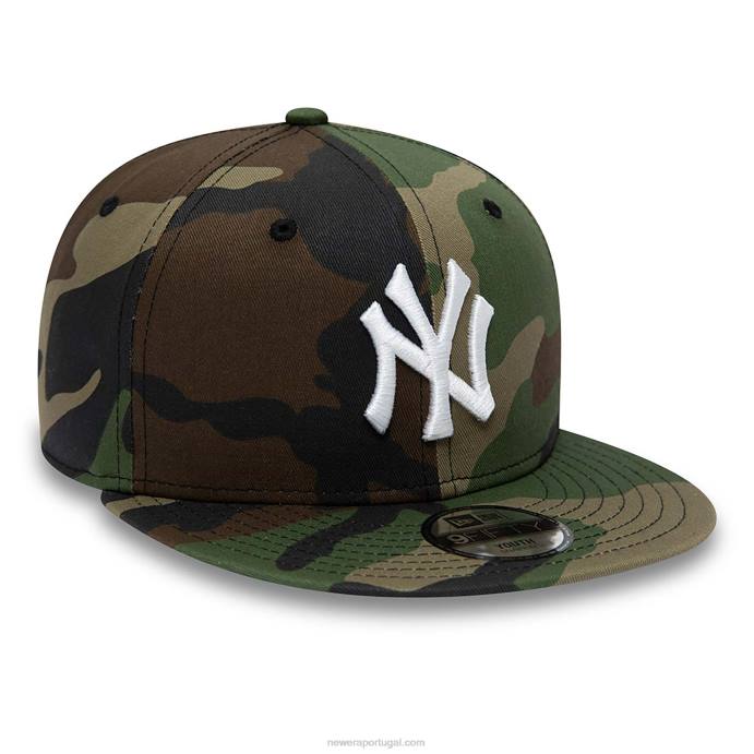 FFTN1909 New Era New York Yankees Youth Team Camo 9Fifty Boné Snapback