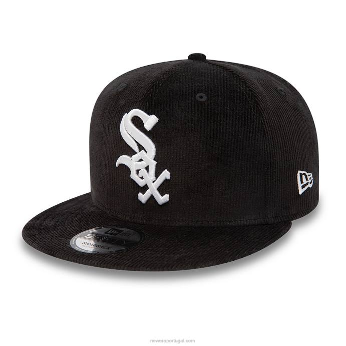 FFTN1911 New Era chicago white sox team color cord black boné snapback 9fifty