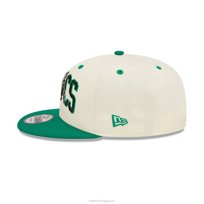 FFTN1912 New Era Boné boston celtics blend branco 9fifty snapback