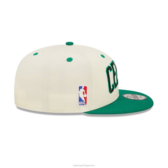 FFTN1912 New Era Boné boston celtics blend branco 9fifty snapback