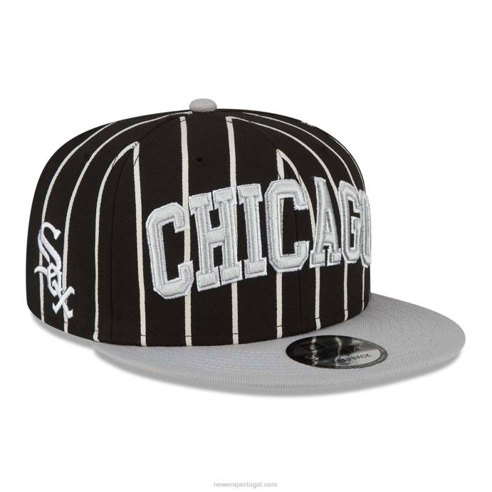 FFTN1915 New Era boné chicago white sox city arch black 9fifty snapback
