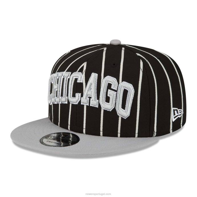 FFTN1915 New Era boné chicago white sox city arch black 9fifty snapback