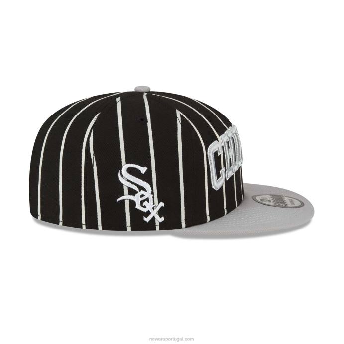 FFTN1915 New Era boné chicago white sox city arch black 9fifty snapback