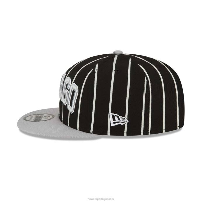FFTN1915 New Era boné chicago white sox city arch black 9fifty snapback