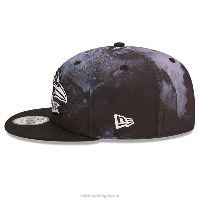 FFTN1918 New Era boné baltimore ravens nfl sideline 2022 preto 9fifty snapback