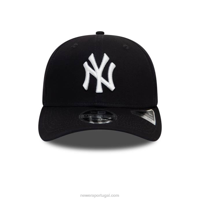 FFTN1919 New Era Boné New York Yankees Navy 9fifty com elástico