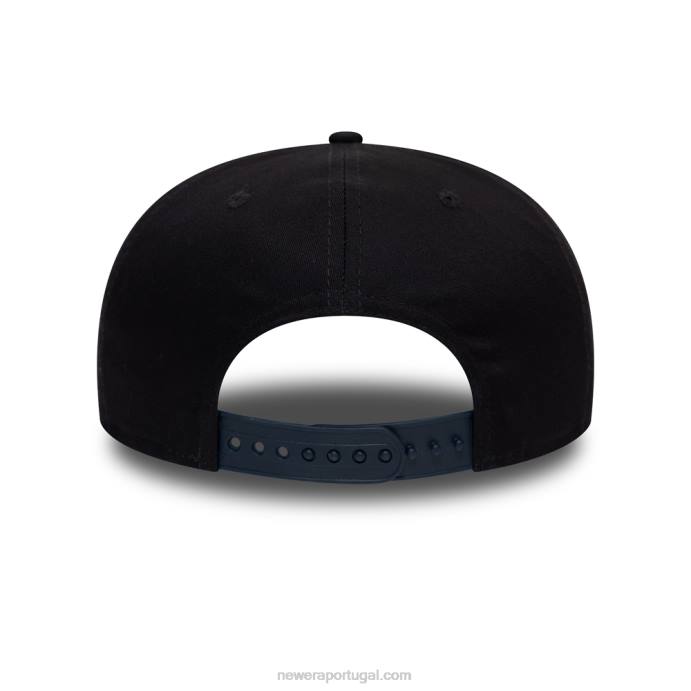 FFTN1919 New Era Boné New York Yankees Navy 9fifty com elástico