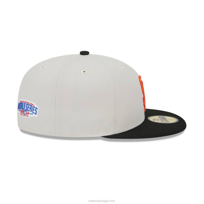 FFTN191 New Era san francisco Giants varsity letter stone 59fifty boné ajustado