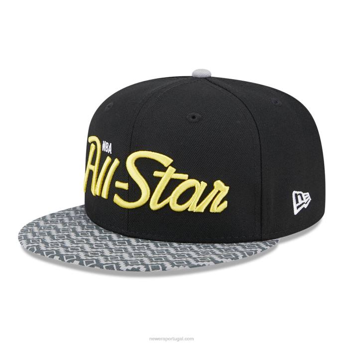 FFTN1923 New Era boné snapback nba all star game preto 9fifty