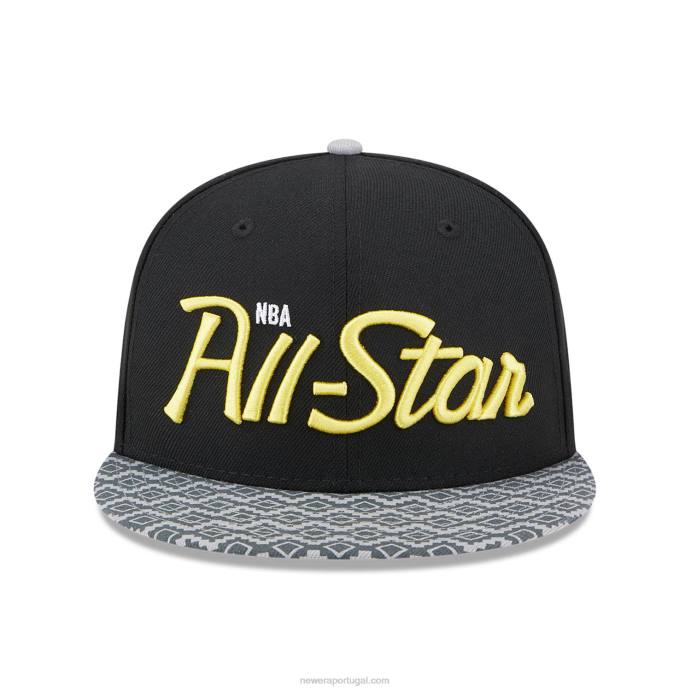 FFTN1923 New Era boné snapback nba all star game preto 9fifty