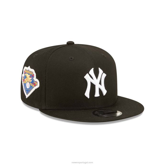 FFTN1927 New Era Boné New York Yankees Cooperstown preto 9fifty snapback