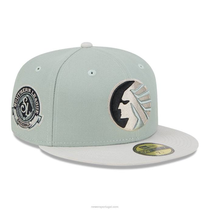 FFTN192 New Era Boné Memphis Chicks Hometown Roots Green 59Fifty