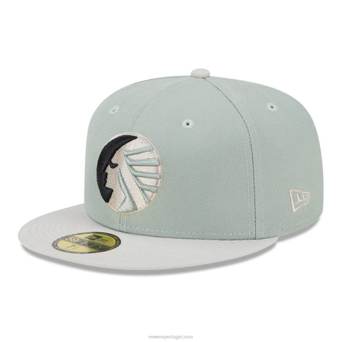 FFTN192 New Era Boné Memphis Chicks Hometown Roots Green 59Fifty