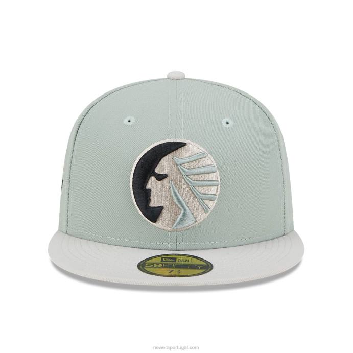 FFTN192 New Era Boné Memphis Chicks Hometown Roots Green 59Fifty