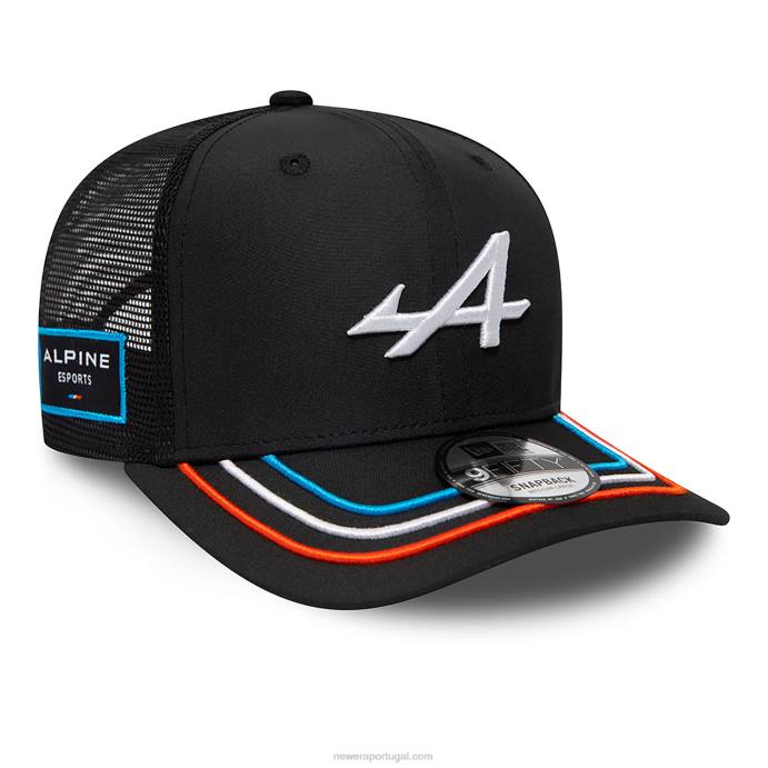 FFTN1935 New Era boné snapback 9fifty alpine e sports preto