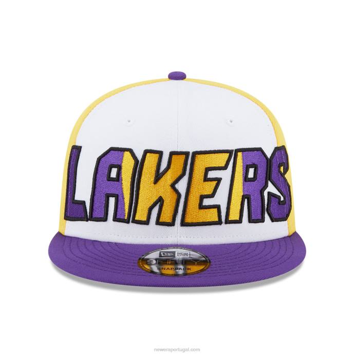 FFTN1937 New Era boné la lakers nba back half purple 9fifty snapback