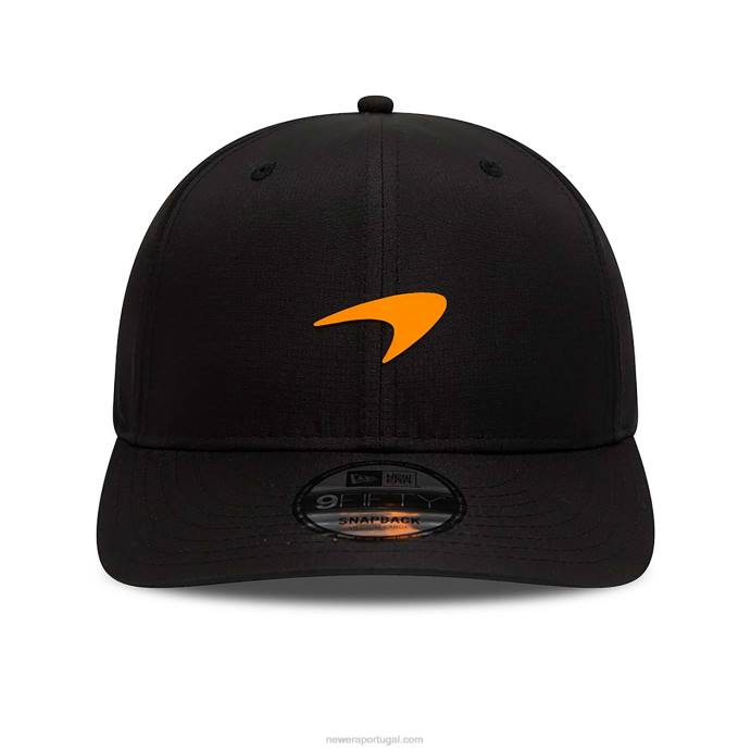 FFTN1938 New Era Boné snapback mclaren racing preto 9fifty