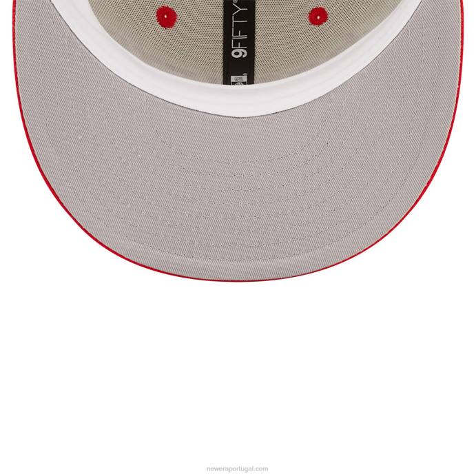 FFTN1940 New Era houston rockets boné branco 9fifty snapback