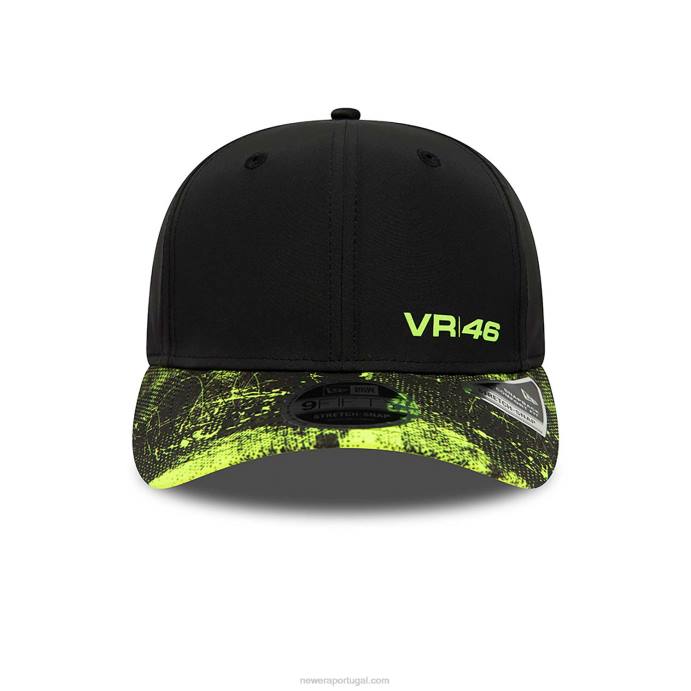 FFTN1951 New Era boné shadow tech vr46 black 9fifty stretch-snap