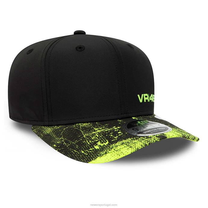 FFTN1951 New Era boné shadow tech vr46 black 9fifty stretch-snap