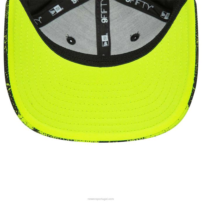 FFTN1951 New Era boné shadow tech vr46 black 9fifty stretch-snap