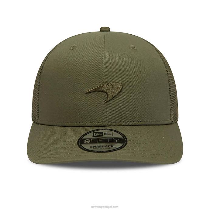 FFTN1952 New Era boné snapback verde escuro mclaren racing 9fifty