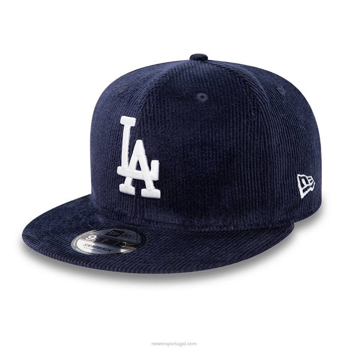 FFTN1953 New Era boné snapback 9fifty azul escuro cordão azul escuro da equipe la dodgers