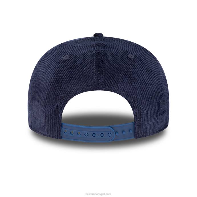 FFTN1953 New Era boné snapback 9fifty azul escuro cordão azul escuro da equipe la dodgers