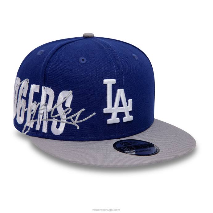 FFTN1956 New Era boné la dodgers side font azul 9fifty snapback