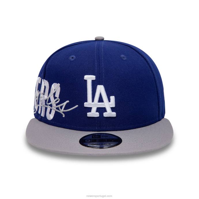 FFTN1956 New Era boné la dodgers side font azul 9fifty snapback