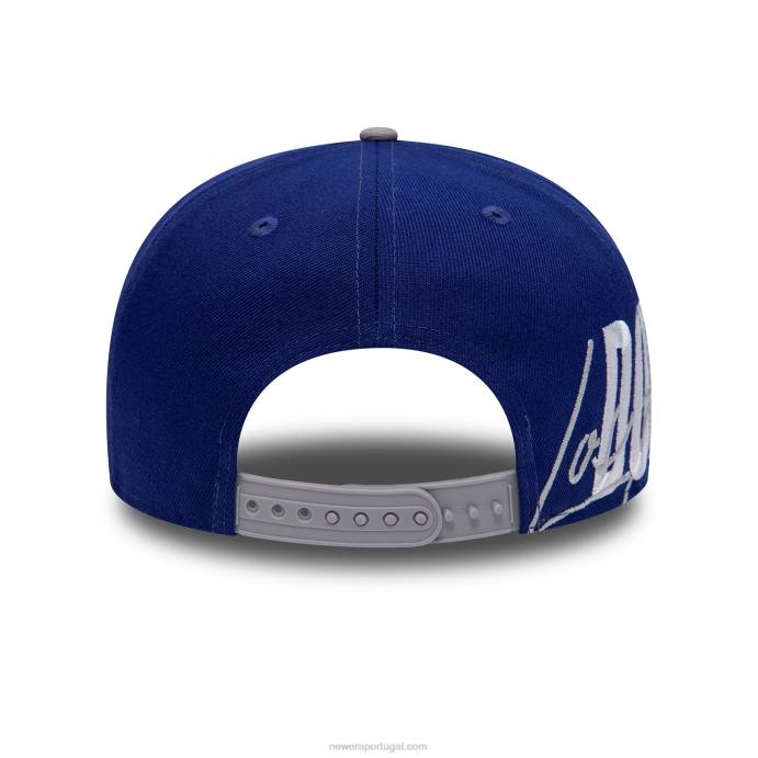 FFTN1956 New Era boné la dodgers side font azul 9fifty snapback