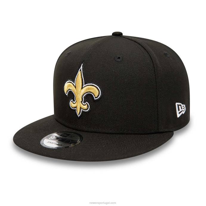 FFTN1957 New Era new orleans saints nfl times black 9fifty cap