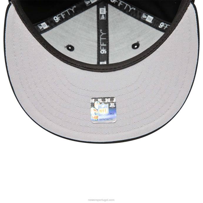 FFTN1957 New Era new orleans saints nfl times black 9fifty cap