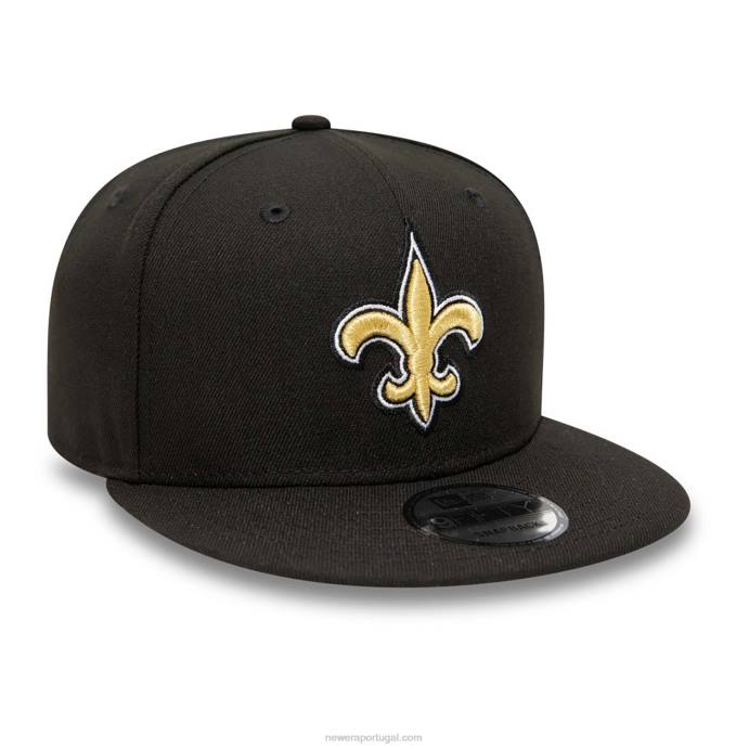 FFTN1957 New Era new orleans saints nfl times black 9fifty cap