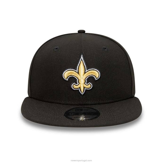 FFTN1957 New Era new orleans saints nfl times black 9fifty cap