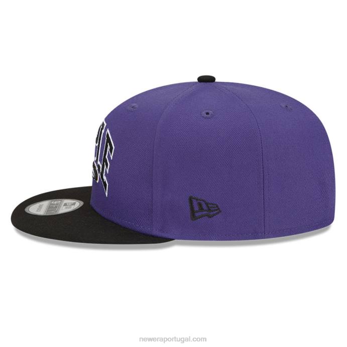 FFTN1958 New Era boné baltimore ravens x grampo roxo 9fifty snapback